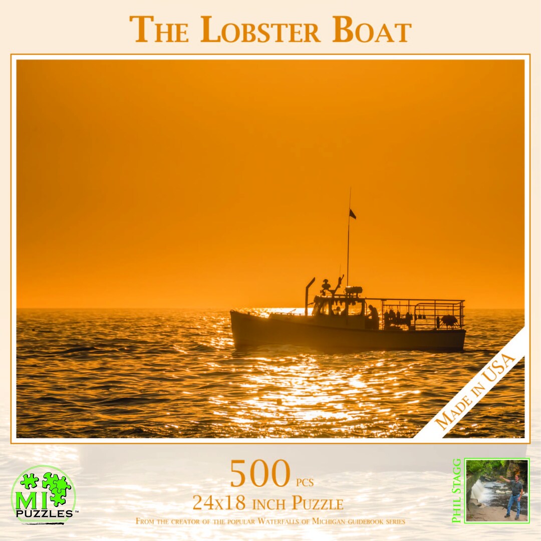The Lobster Boat - 500 Piece Jigsaw Puzzle - MI Puzzles by Phil Stagg ...