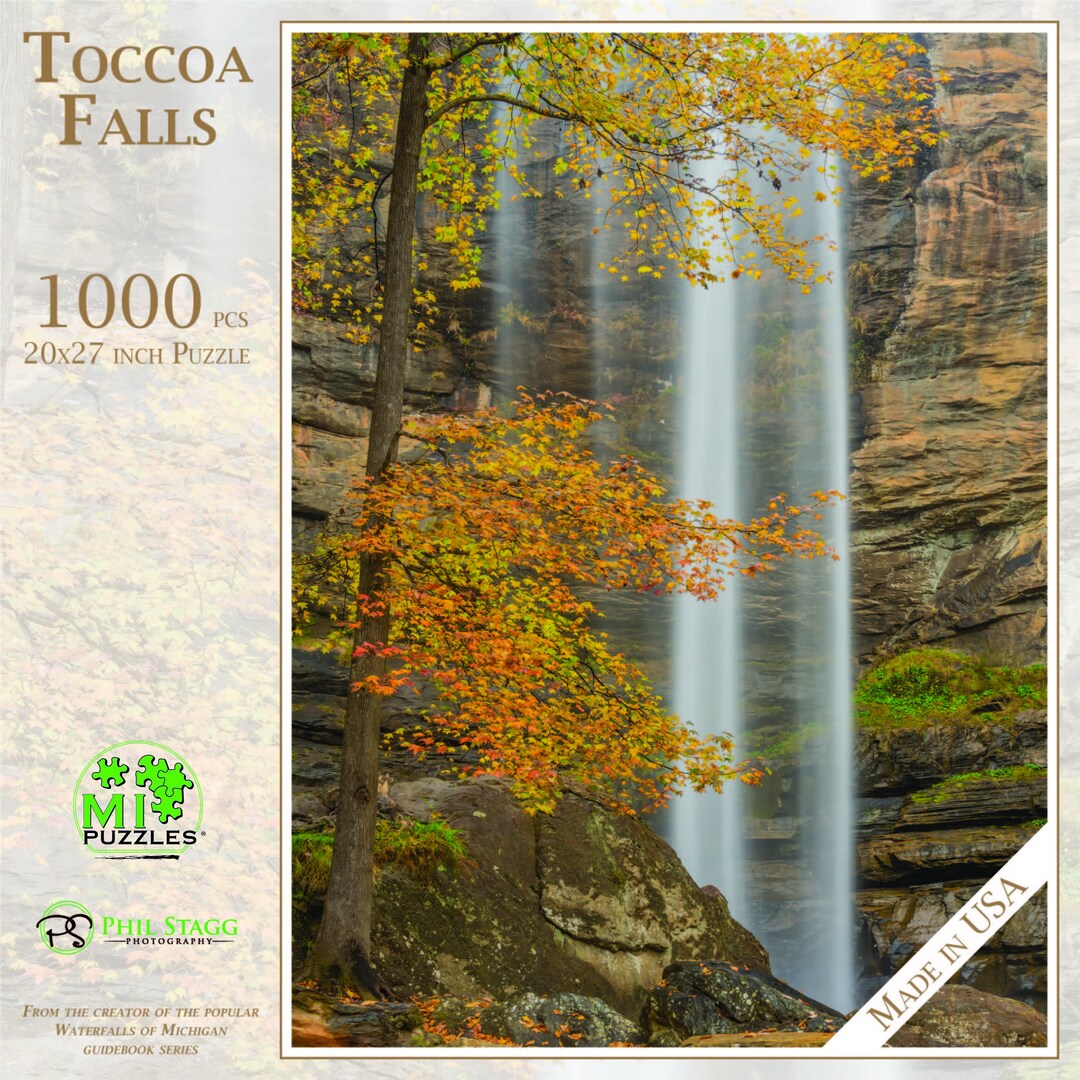 Toccoa Falls - 1000 Piece Jigsaw Puzzle - MI Puzzles by Phil Stagg ...