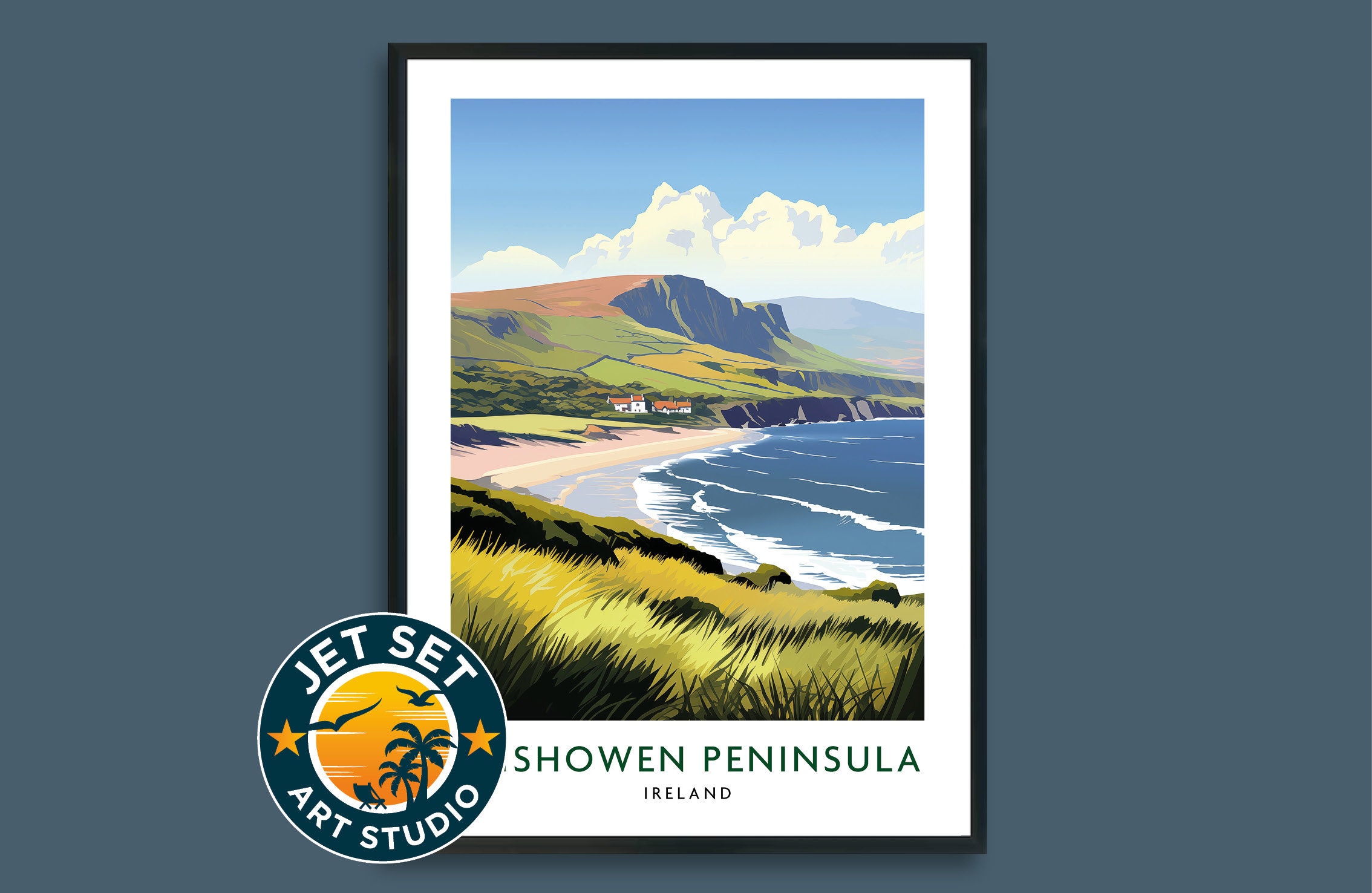 Inishowen Peninsula Donegal Ireland Travel Print Wall Art Framed Unframed Canvas Travel Gift