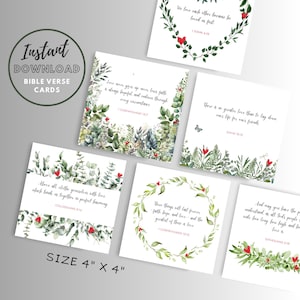 Hou van bijbelverskaarten, afdrukbare schriftkaarten, afdrukbare bijbelverzen, bijbeltekst, inspirerende Schrift, christelijke cadeaukaartjes