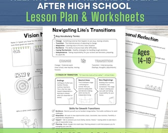 Life Skills Transition Curriculum for Teens | Foster Care Aging Out Resource | High School Life Skills Activities