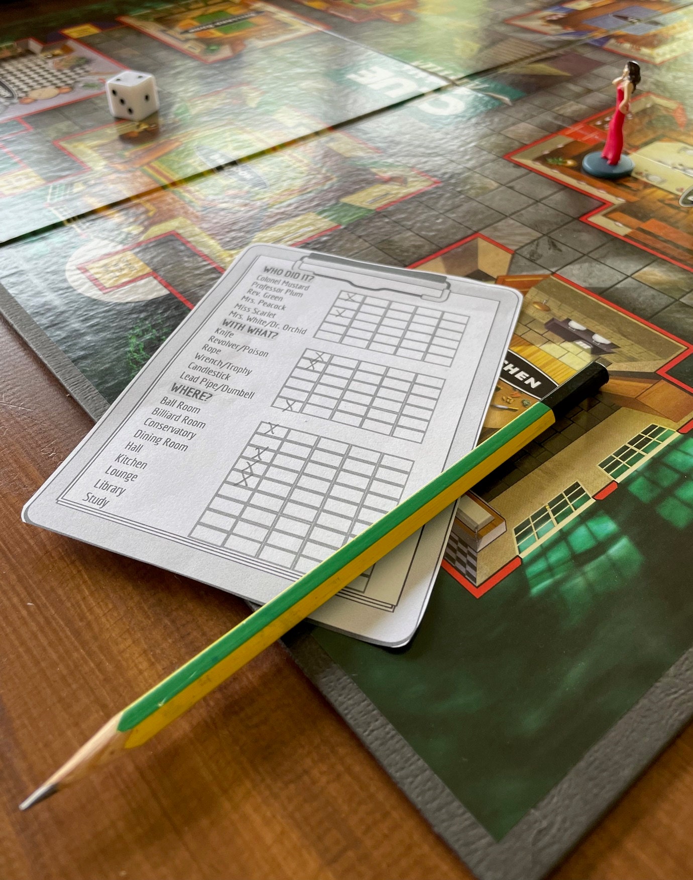 Clue Replacement Evidence Sheets, Instant Printable PDF - Etsy