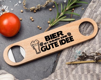 Flaschenöffner Mit Gravur Geschenk Vatertag Bierliebhaber Männergeschenk