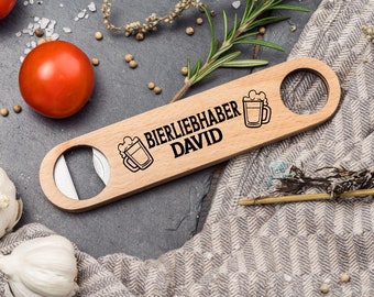 Flaschenöffner Personalisiert Mit Namen Gravur Geschenk Vatertag Bierliebhaber Männergeschenk