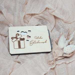 Gutscheingeschenkkarte  " Herzlichen Glückwunsch - Geschenk"