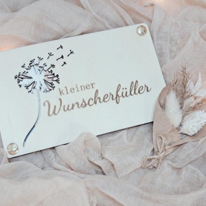 Geldgeschenkkarte "kleiner Wunscherfüller - Pusteblume"