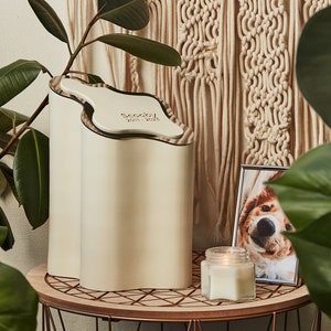 Personalized Pet Urn | Wooden Ashes Box | Cremation Memorial Urn