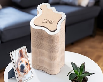 Pet Urn for Dog & Cat | Custom Cremation Urn | Personalized Ashes Box