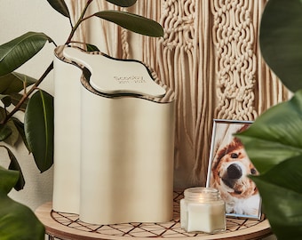 Personalized Pet Urn | Wooden Ashes Box | Cremation Memorial Urn