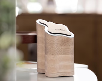 Pet Urn | Ashes Box for Dogs & Cats | Wooden Pet Memorial