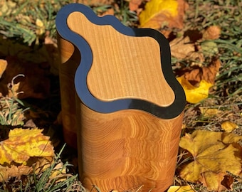 Ashes Box, Keepsake Box, Dog Urn, Custom Urn, Modern Urn, Wooden Urn