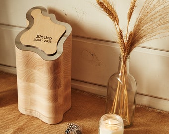 Pet Urn | Personalized Dog & Cat Ashes Box | Cremation Urn