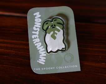 Monsterahhh Ghost Acrylic Pin