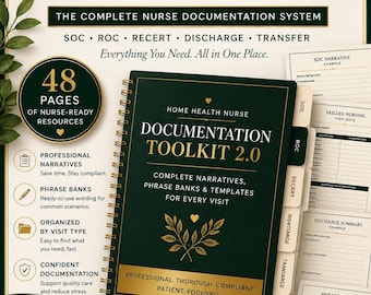 Kit di documentazione per infermieri domiciliari / Guida alla registrazione delle dimissioni per il rinnovo della certificazione SOC / Descrizioni delle cure infermieristiche specializzate