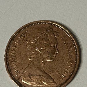 1971年 2ペンス ニューペンス エリザベス2世女王 #2 - Etsy 日本
