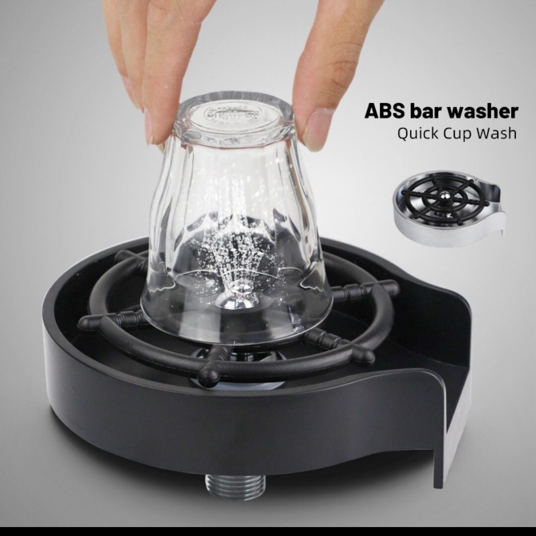 Lave-gobelet automatique pour évier de cuisine, rinceuse de verre,  accessoires de lavage de livres, rince