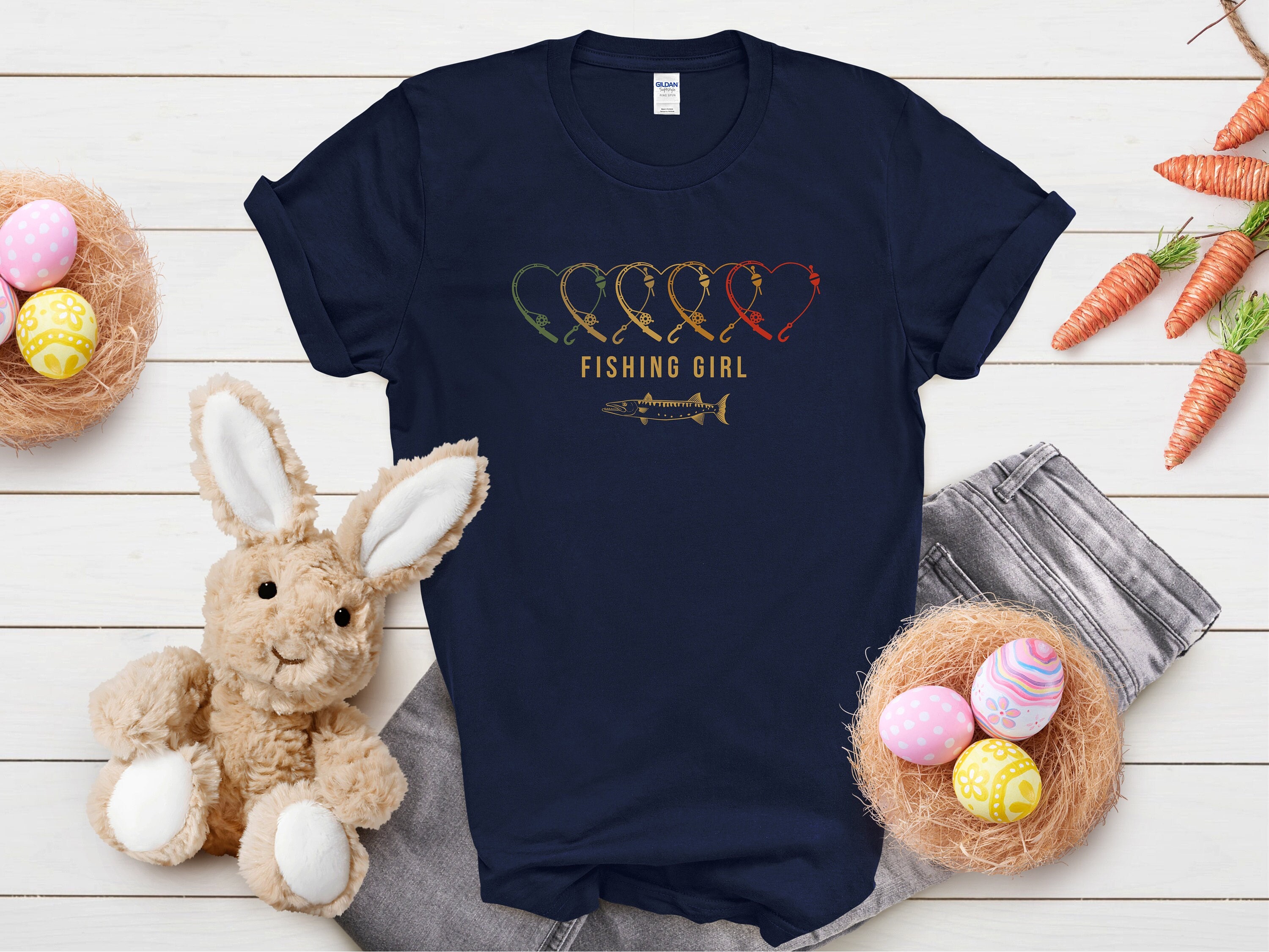 Fishing T-shirt for Woman, Fisherwomen, Trendy T-shirt for Women