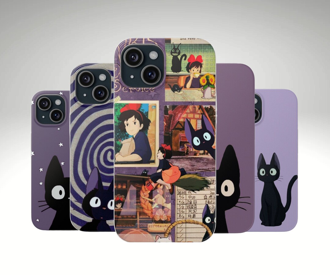 Kikis Delivery Service Flexi Cases, Kiki and Jiji, Studio Ghibli Phone ...