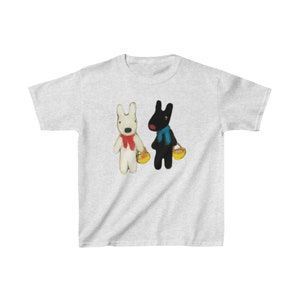 Retro Cartoon Gaspard and Lisa Baby Tee, Retro Cartoon, Childhood Cartoons,Y2K, Cute Dog Shirts, Couples Shirt
