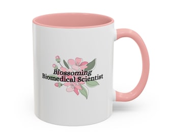 Taza de científico biomédico floreciente