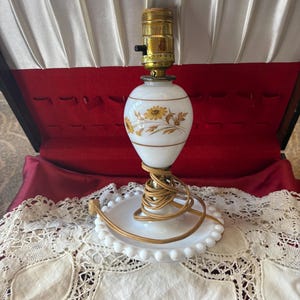 1950’s Milk Glass Lamp