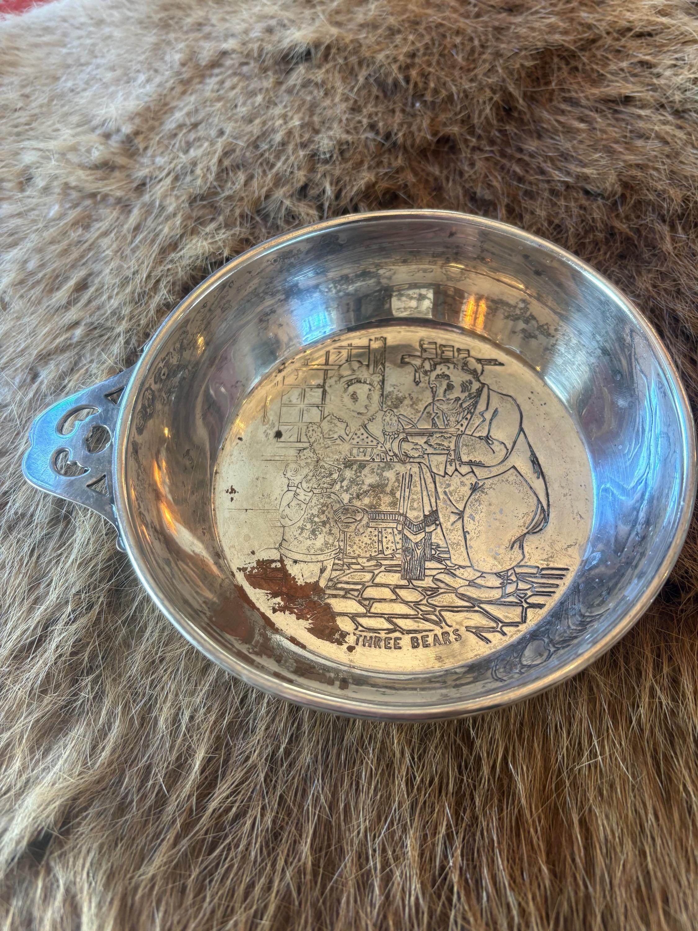 Silver porridge bowl - Etsy 日本