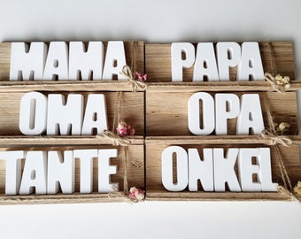 Dekobrett Geschenk Mama Papa Oma Opa Onkel Tante