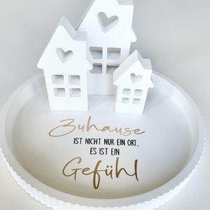 Decorative Plate Decorative Tray Home Houses Set Home Decoration Boho White Ceramic Tray