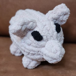 pig, stuffie, plushie, handmade toy, handmade gift, hand knit, finger knit, chunky knit, Amigurumi, stuffed animal
