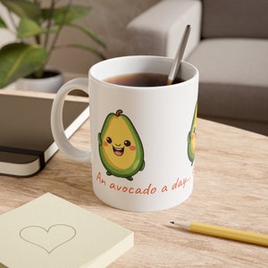 Cute avocado Mug, 11oz