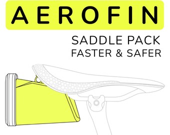 AEROFIN - Sillín Specialized / Selle Italia + soporte para radar Garmin Varia RTL515 y almacenamiento de herramientas integrado - bolsa de sillín