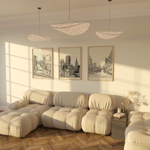 New York City Bundle | Hand-Drawn Wall Art | Freedom Tower | Chrysler Building | Chelsea Market | 3 Downloadable Digital Prints