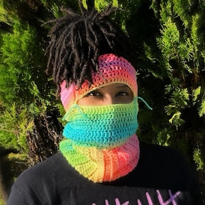 Free Tress Ski Maske/ Balaclava Häkelanleitung