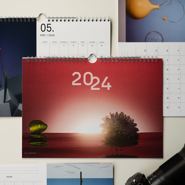 mmiri calendar 2024 „The art of flowers”: selected photographs + organizer (version1, english)