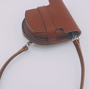 handmade leather pocket watch case image 6