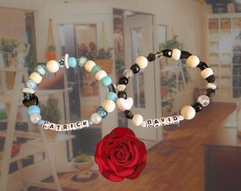 Conjunto de pulseras a juego de Patrick y David / Conjunto de pulseras temáticas de fans de Schitt's Creek