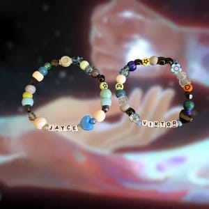 Jayce and Viktor Matching Bracelet Set | Arcane League of Legends Fan Bracelet Set