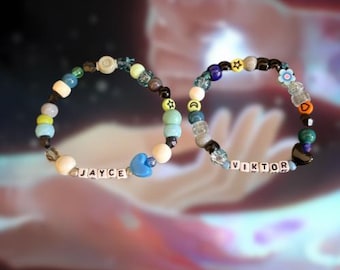 Conjunto de pulseras a juego de Jayce y Viktor / Conjunto de pulseras arcanas de League of Legends
