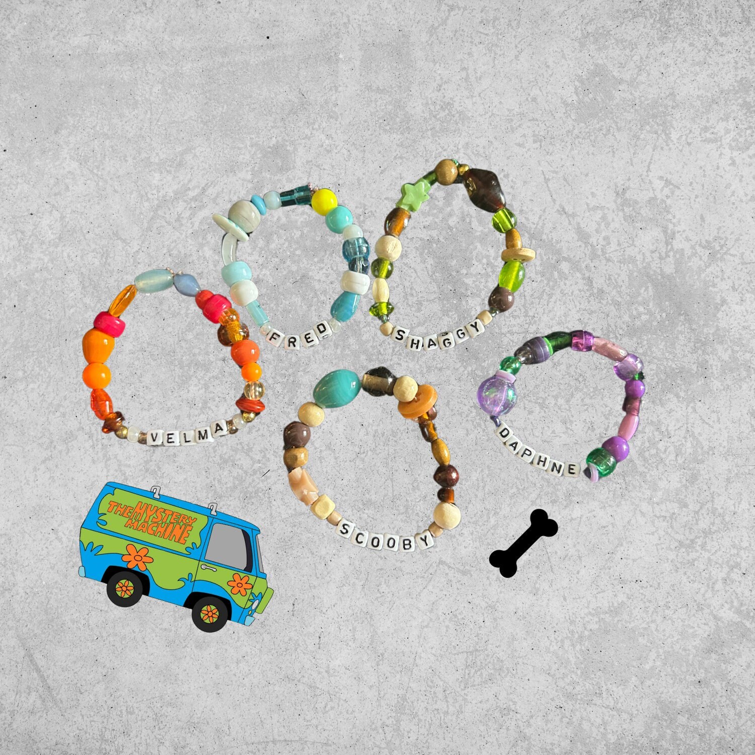Scooby Doo Gang Bracelets Friendship Bracelets Etsy
