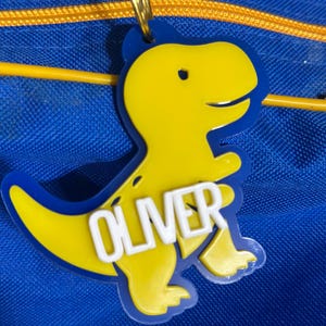 Dinosaur Name Tag