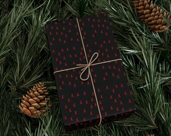 X Marks the Spot to My Heart: Luxury Gift Wrapping Paper