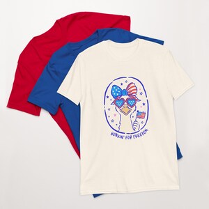 Honkin&#39; for Freedom || Short-Sleeve Unisex T-Shirt || 4th of July, July Fourth, USA, Independence Day
