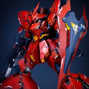 Real Grade Sazabi Pre-Shaded/ Holo decals