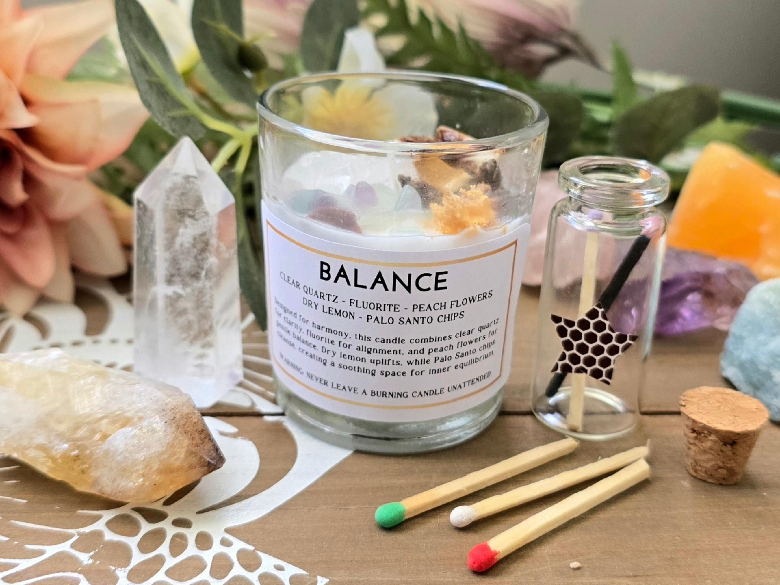 Manifestation Candle Bundle for Altar Spiritual Gift Crystal Healing ...