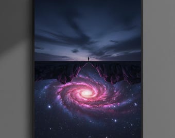 Galaxtryck | Surrealistiskt landskap (digital nedladdning)
