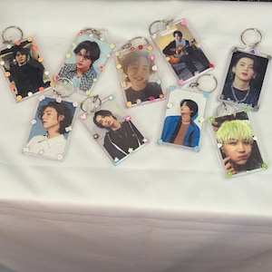 Yoongi Photo Keychains