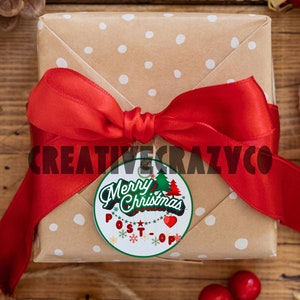 Etichetta regalo di Natale per infermieri, infermiere di sala operatoria, stampabile