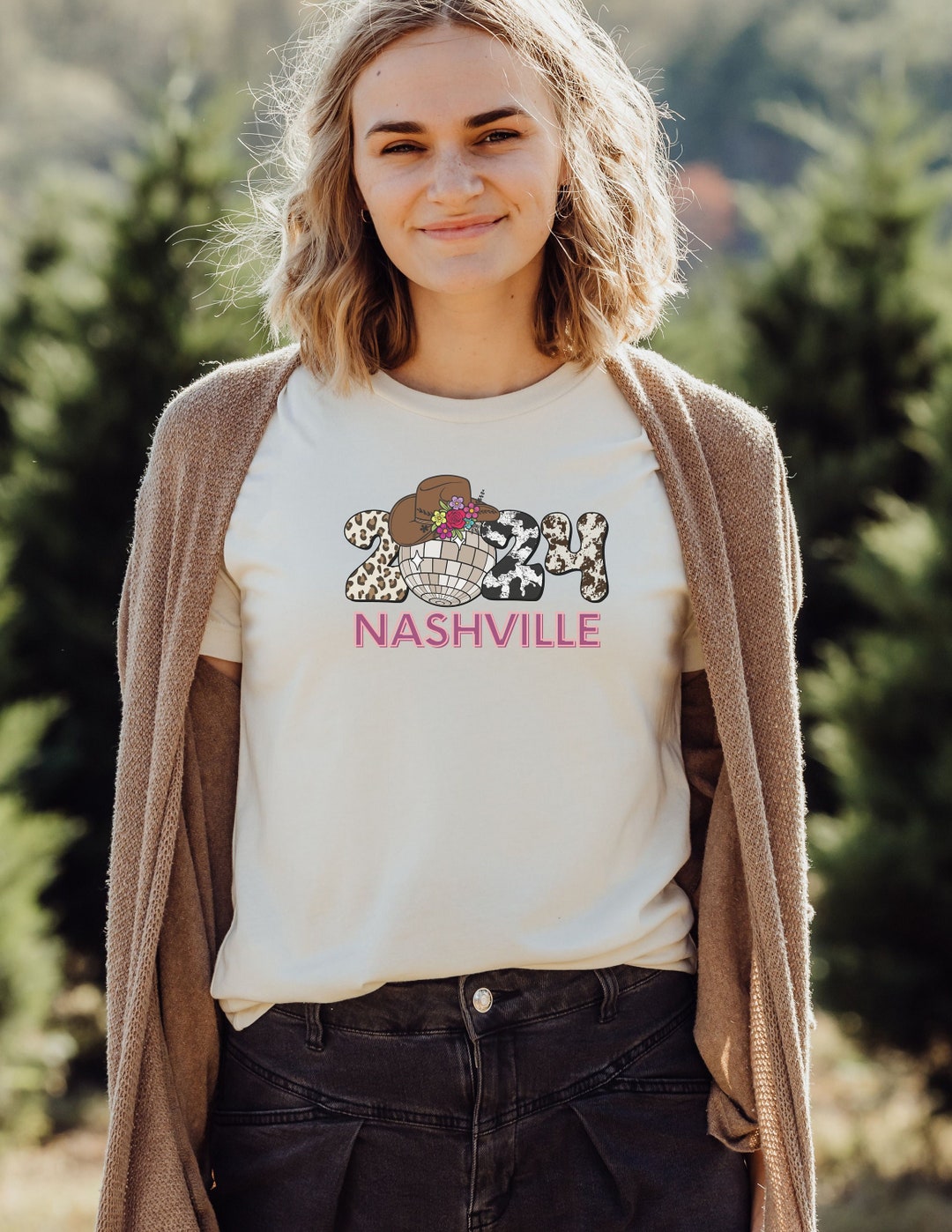 Nashville 2024 Tshirt, Cowboy Hat, Nashville TN Tshirt, Graphic Tshirt