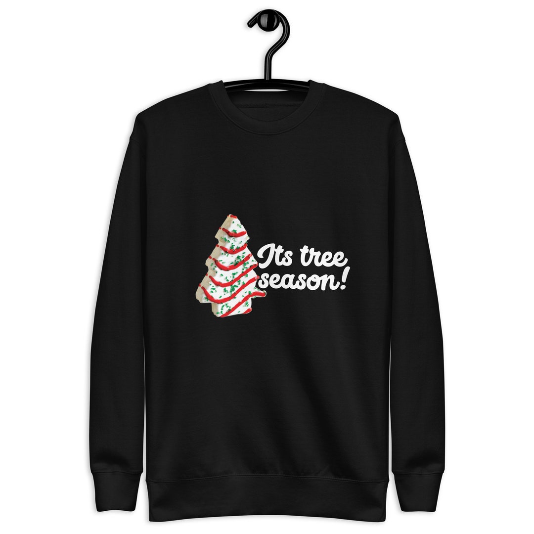 Christmas Tree Cake Sweatshirt Etsy