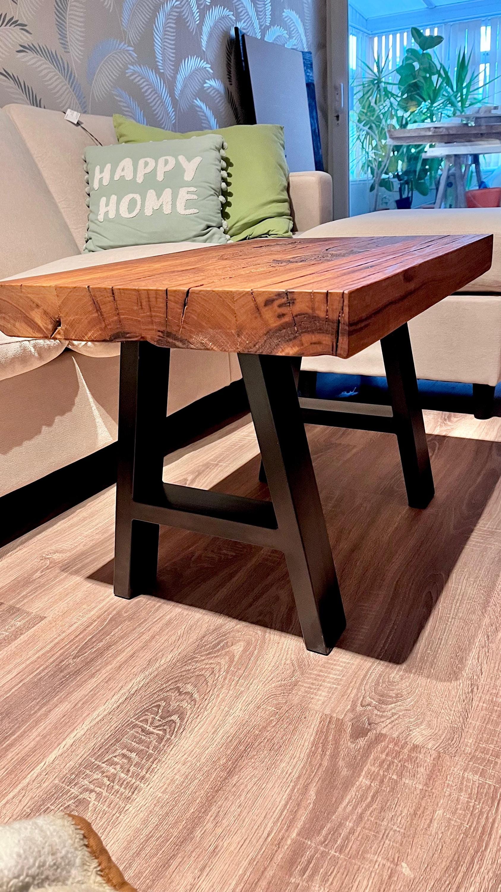 Rustic Solid Oak Coffee Table - Etsy UK